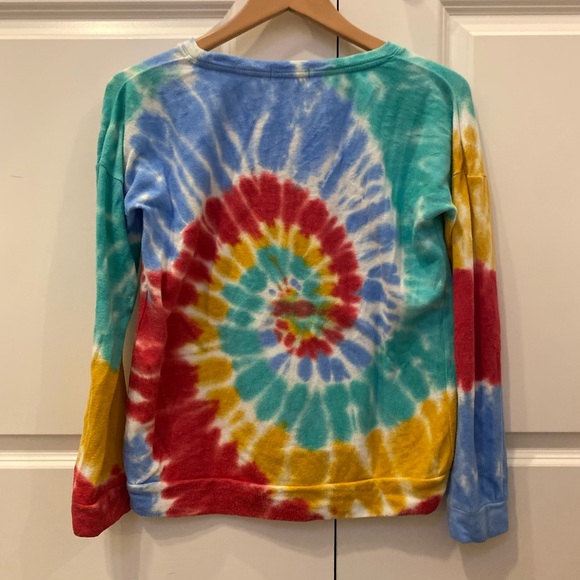 Rainbow tye dye long sleeve - Picture 2 of 2